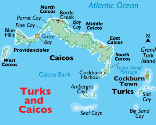 Turks and Caicos Flag